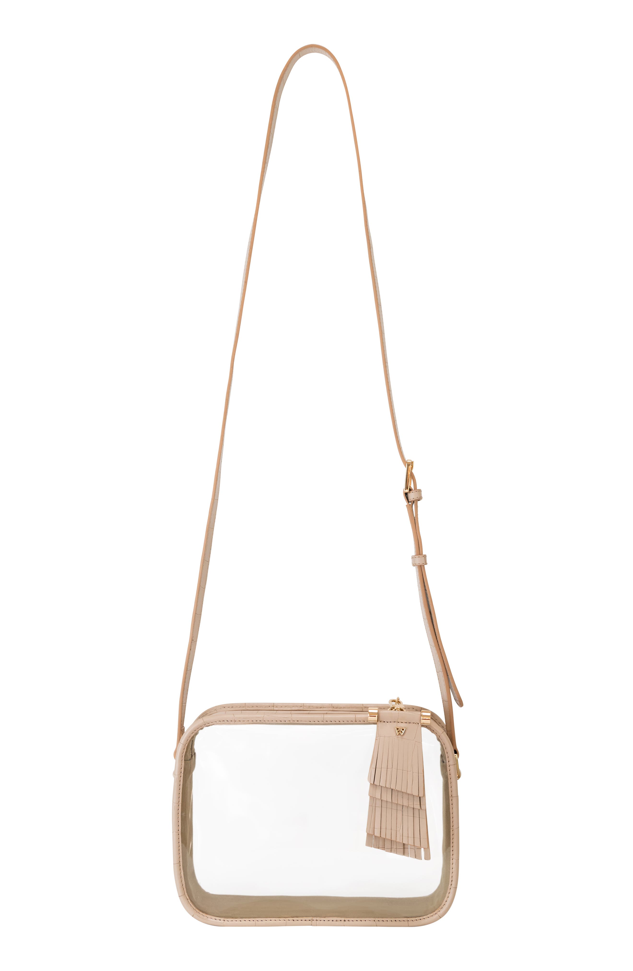 Kelly Wynne Clear Mingle Mingle Mama Crossbody Bag, Main, color, 