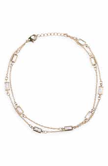 NORDSTROM RACK CZ Station Chain Anklet