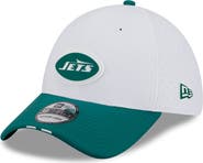 New Era Men's New Era White/Green New York Jets 2025 NFL Training Camp 39THIRTY Flex Hat