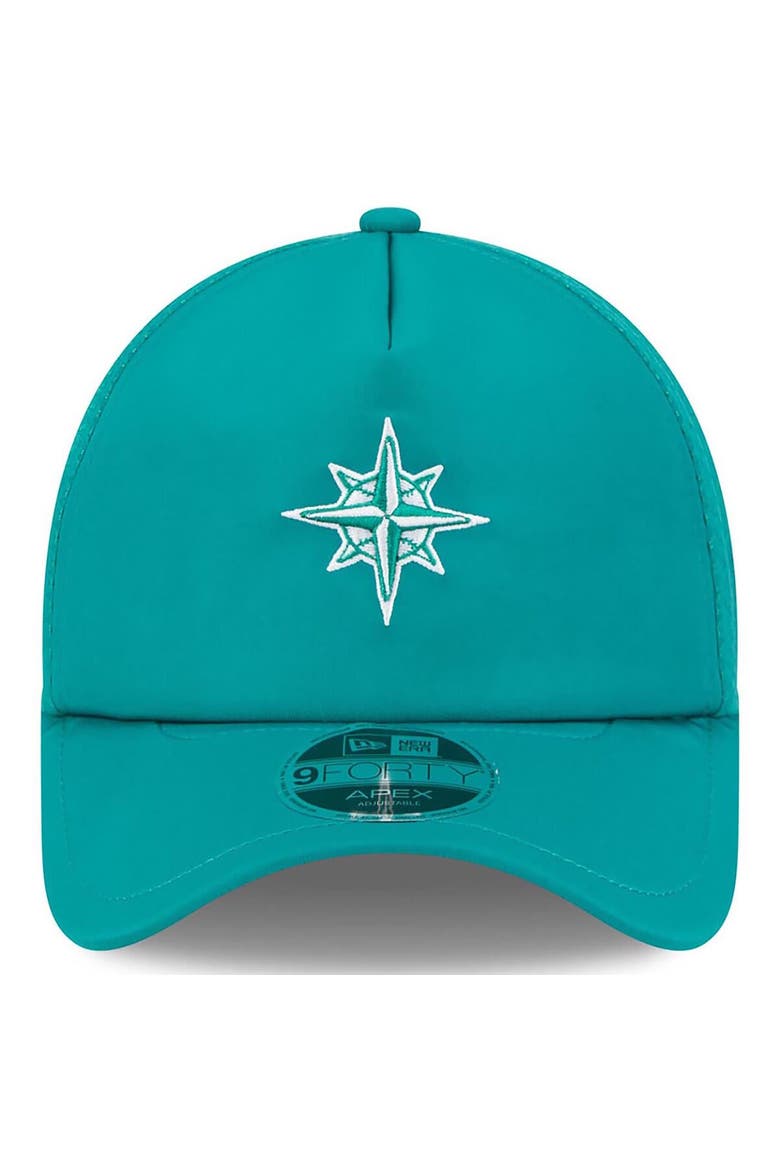 Men's New Era Teal Seattle Mariners 2026 Batting Practice Alternate Apex 9FORTY Adjustable Hat, Alternate, color, Teal