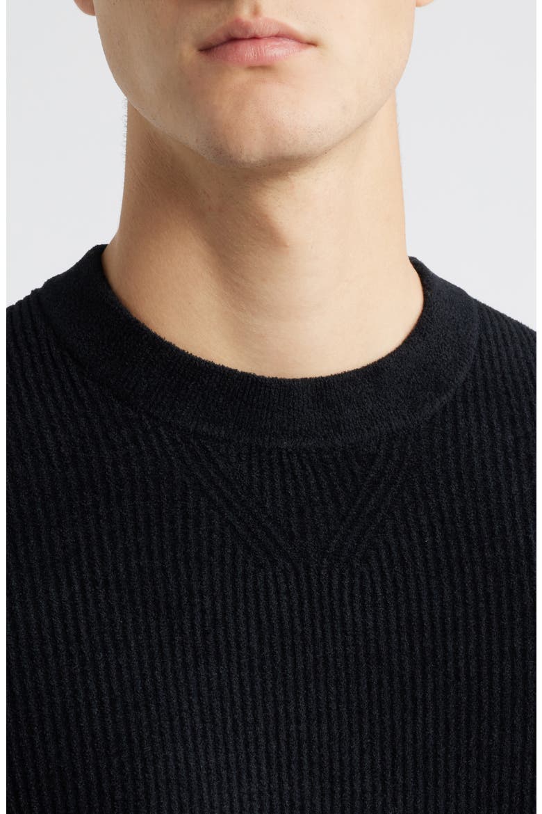 Horso Crewneck Sweater, Alternate, color, BLACK