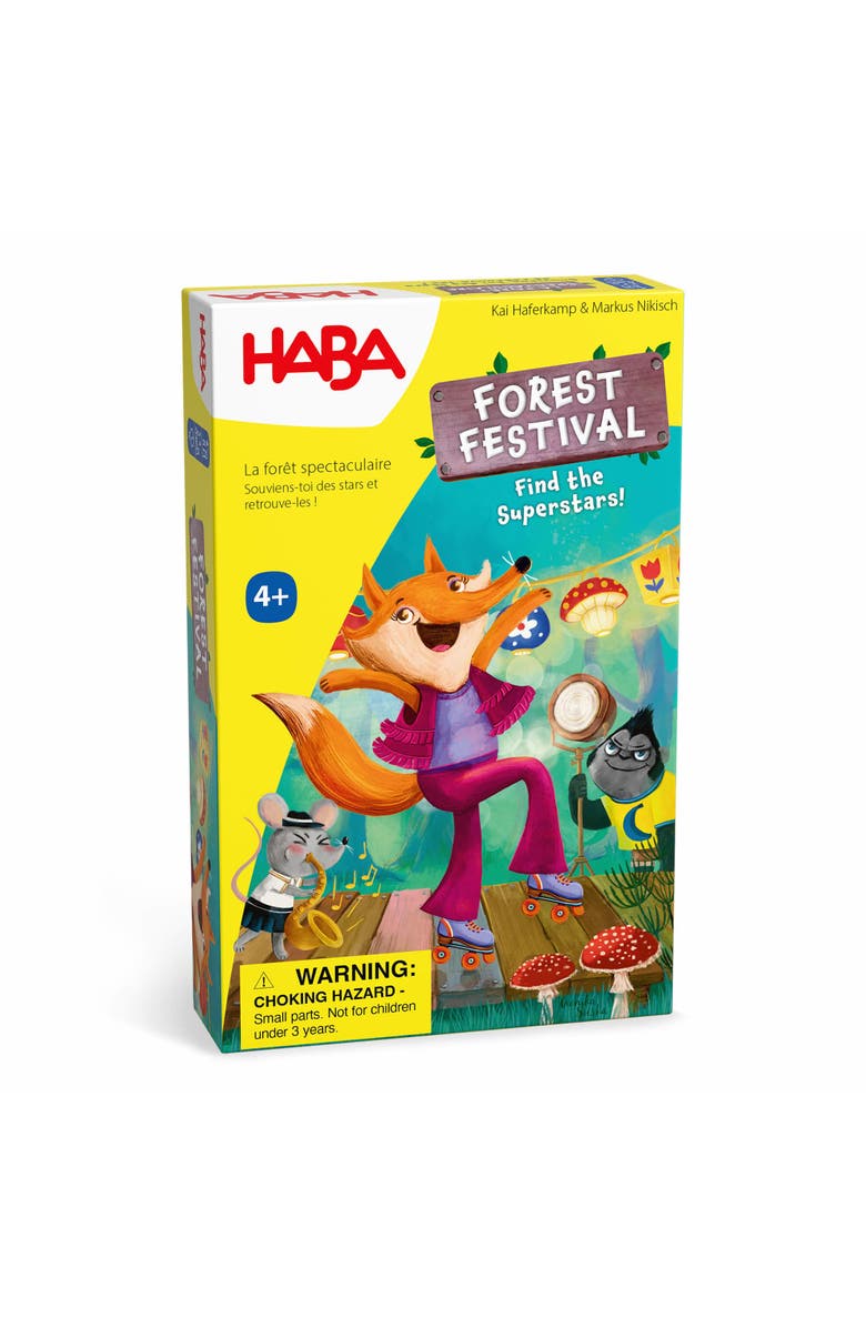 HABA Forest Festival Memory Game for Ages 4+, Main, color, Multi