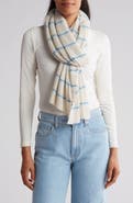 Portolano Striped Wool Blend Scarf