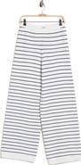 French Connection Marley Striped Knit Wide Leg Pants