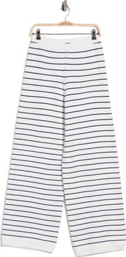 French Connection Marley Striped Knit Wide Leg Pants