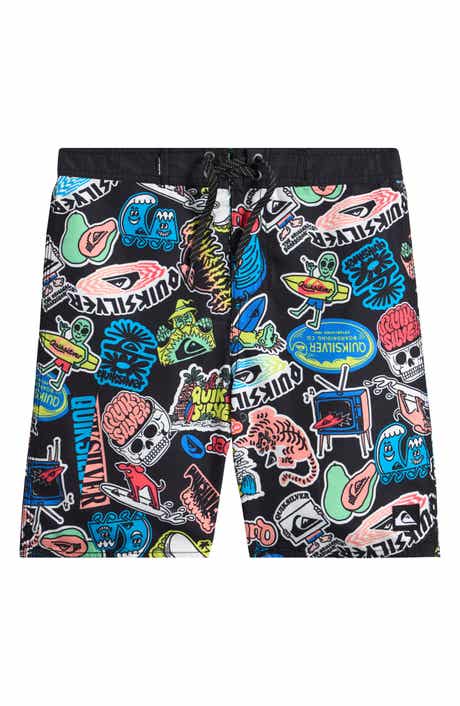 Kids' Print Everyday Straight Swim Trunks