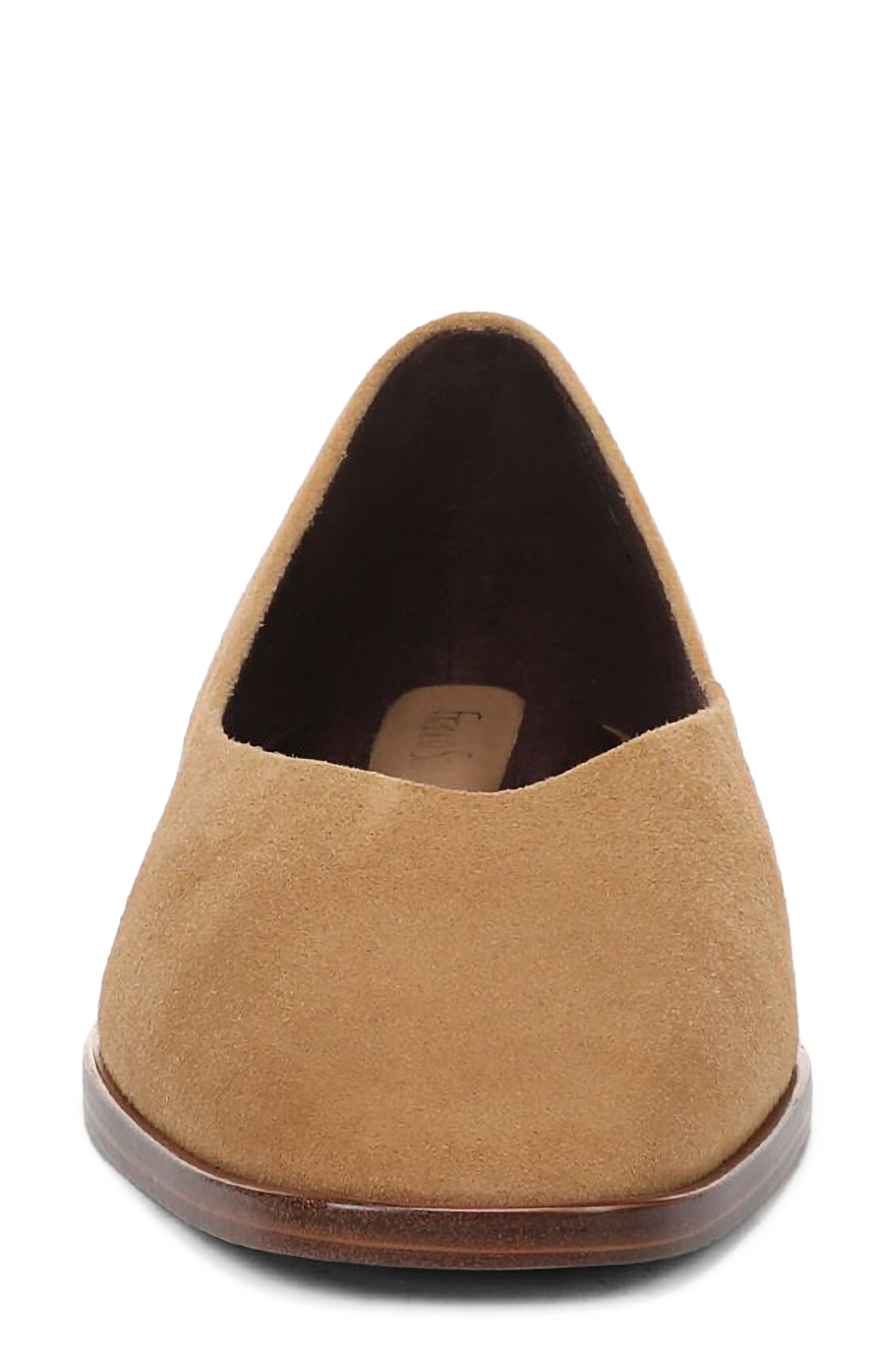 Tesia Ballet Flat, Alternate, color, BROWN SUEDE