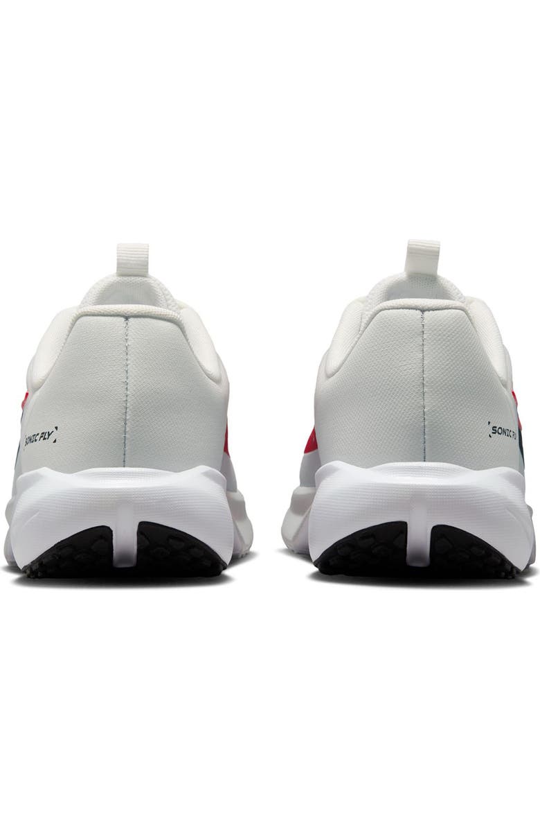 Nike Kids' Sonic Fly Running Shoe, Alternate, color, Summit White/ Red/ White