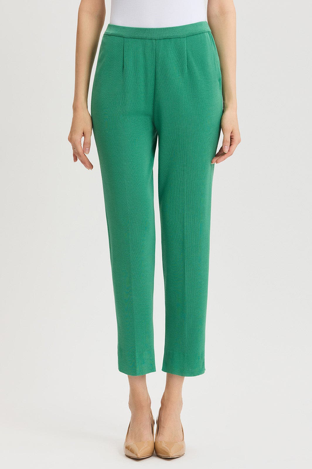 Knit Straight Leg Ankle Pants - image 3