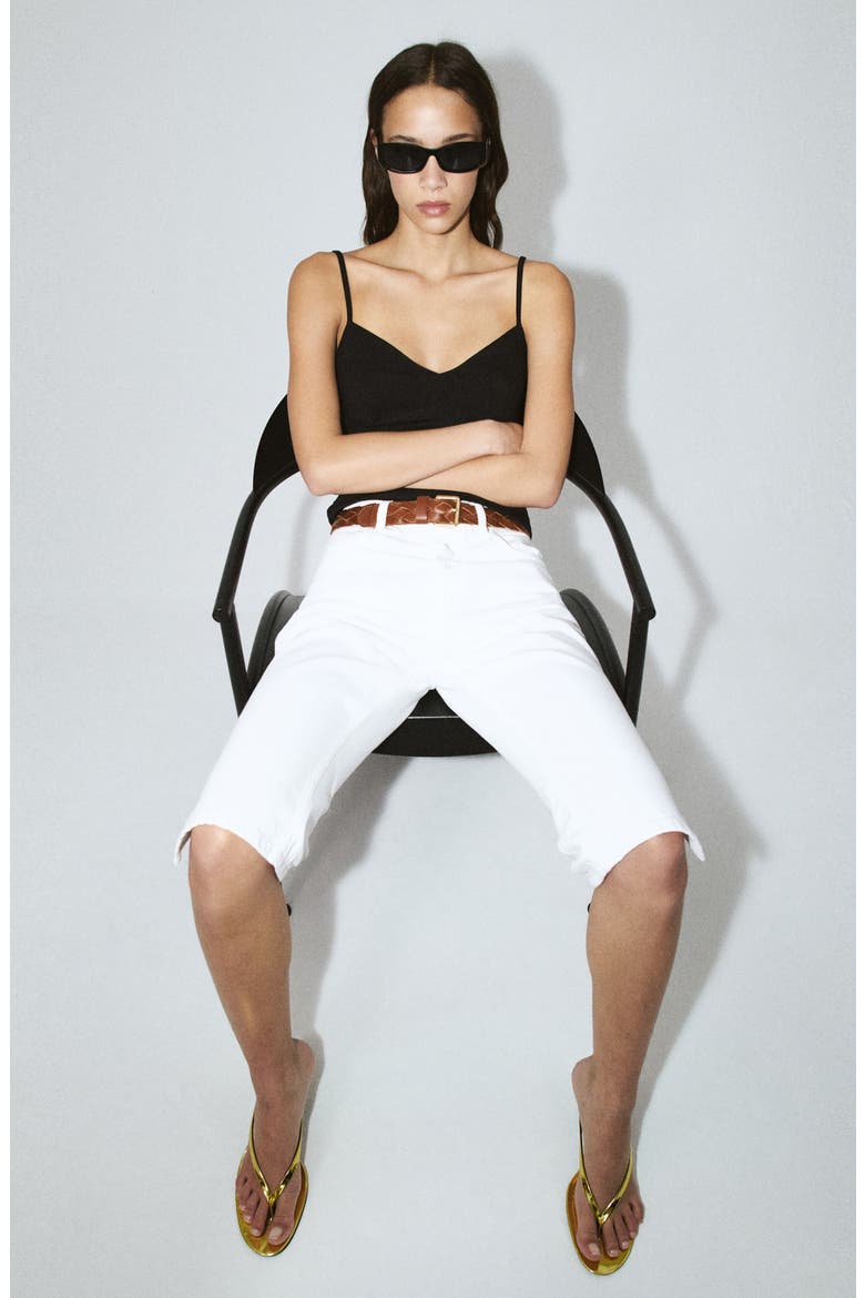 Starring Hailey Bieber Mimi Top, Alternate, color, BLACK