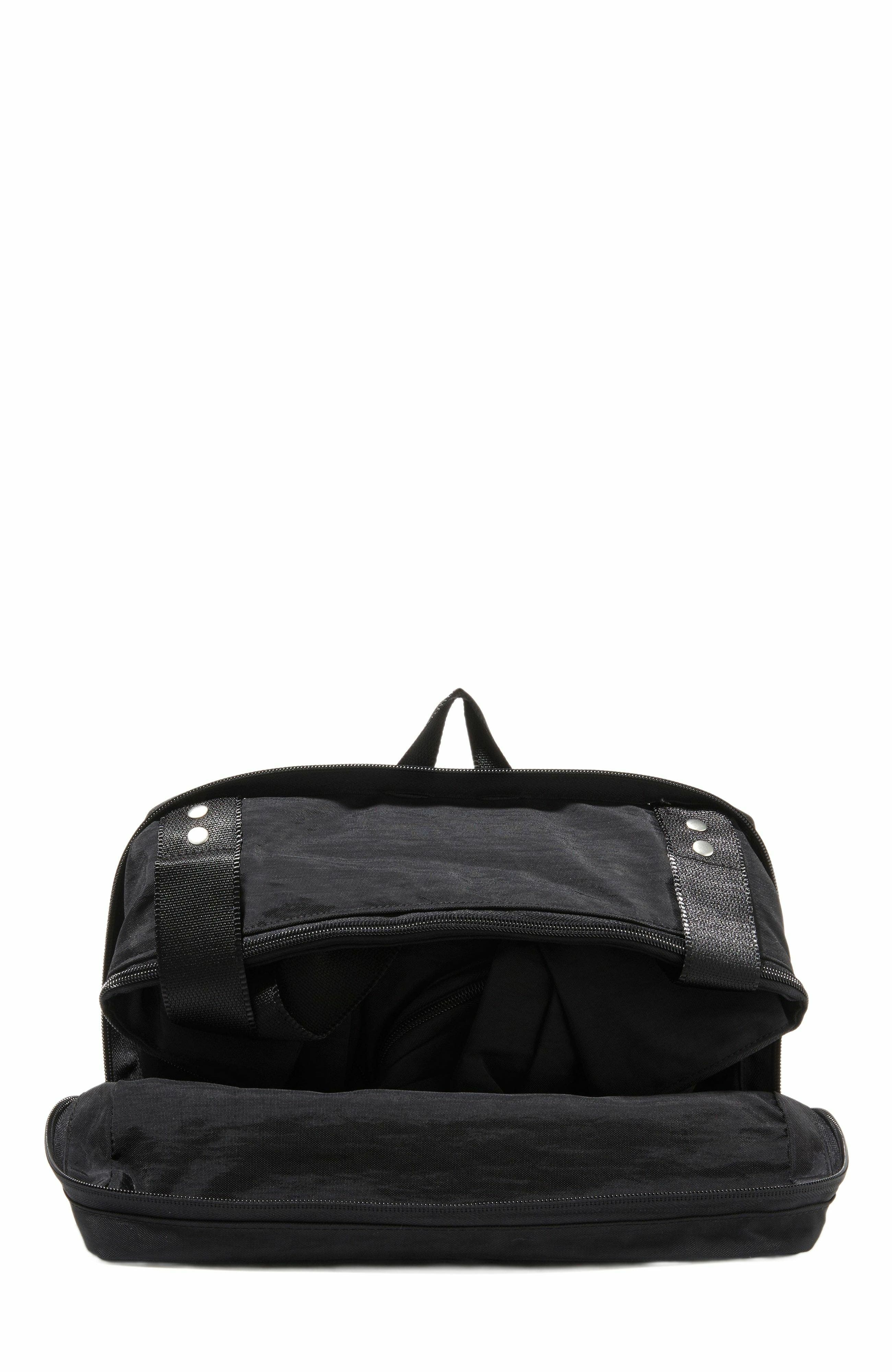 BAGGALLINI Carryall Expandable Packable Weekender Tote Bag, Alternate, color, Black