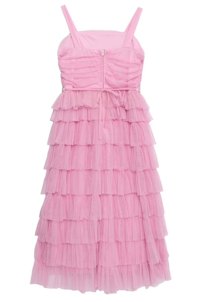 Speechless Kids' Tiered Mesh Dress, Alternate, color,