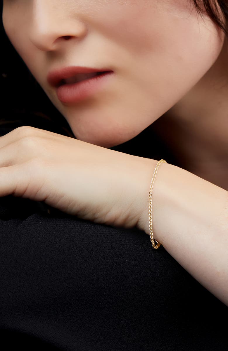 Bony Levy 14K Gold Thin Snake Chain Bracelet, Alternate, color,