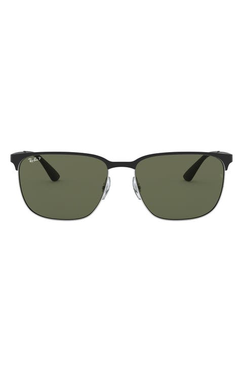 59mm Square Sunglasses