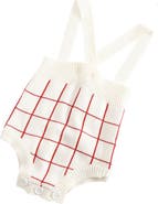 Ashmi & Co. Raleigh Check Knit Cotton Bodysuit