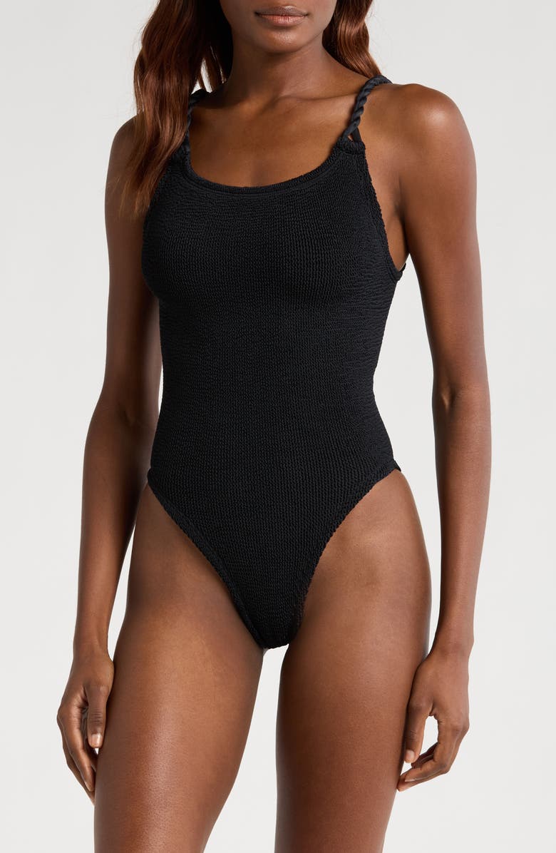 Hunza G Camille One-Piece Swimsuit, Main, color,