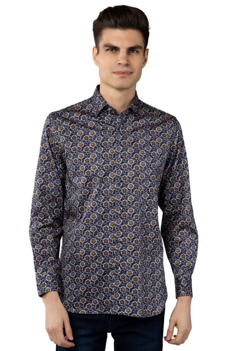Luchiano Visconti Floral Shirt, Main, color, 