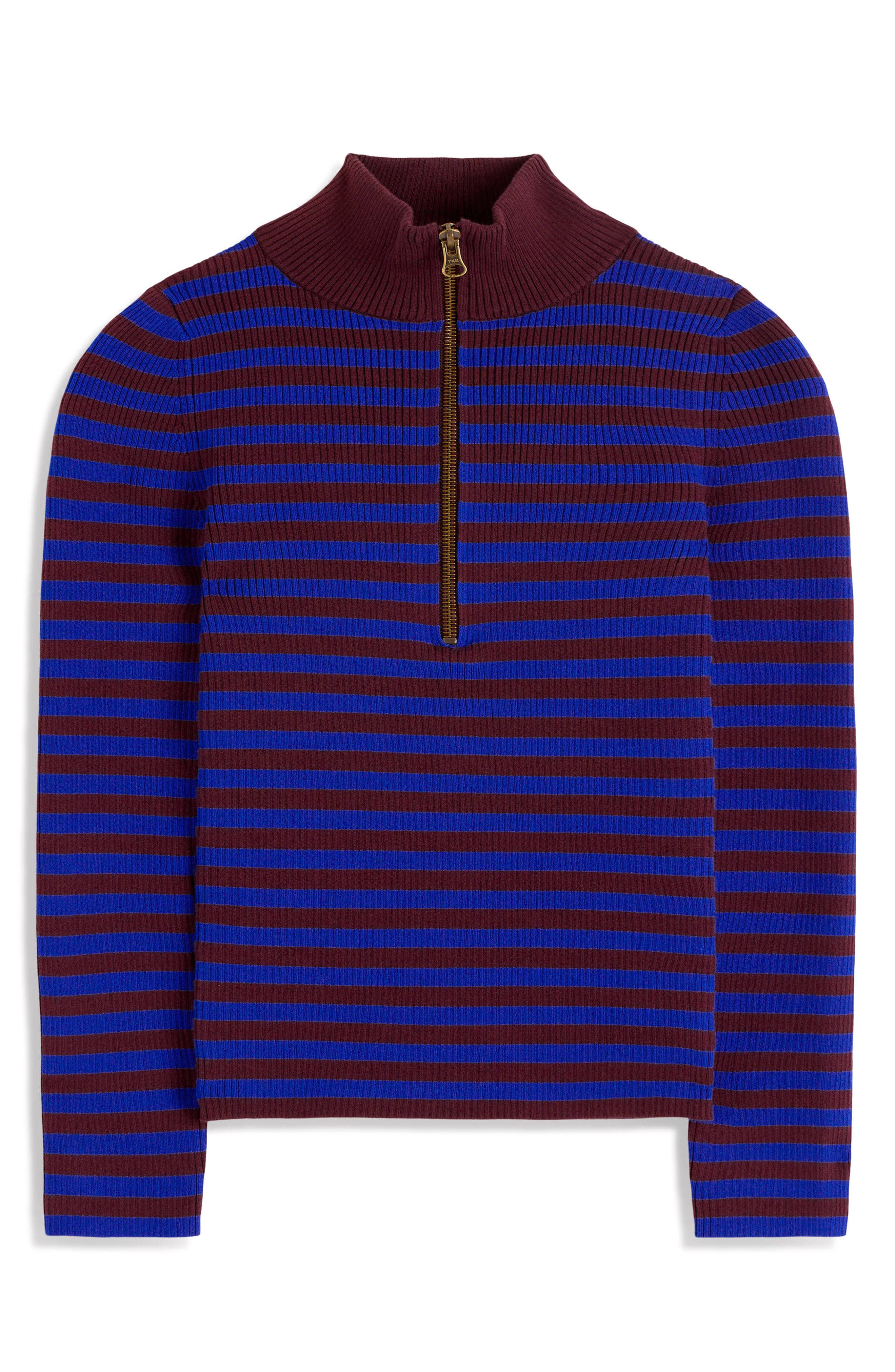 selected BRIGHT BLUE, CHESTNUT STRIPE