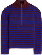 Boden Zelda Ribbed Half Zip Sweater
