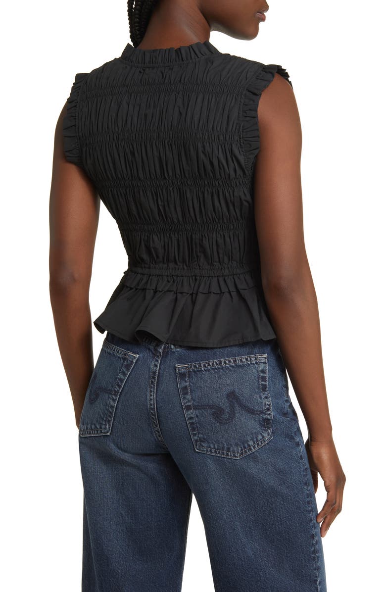 Rails Martine Smocked Ruffle Crop Top, Alternate, color,