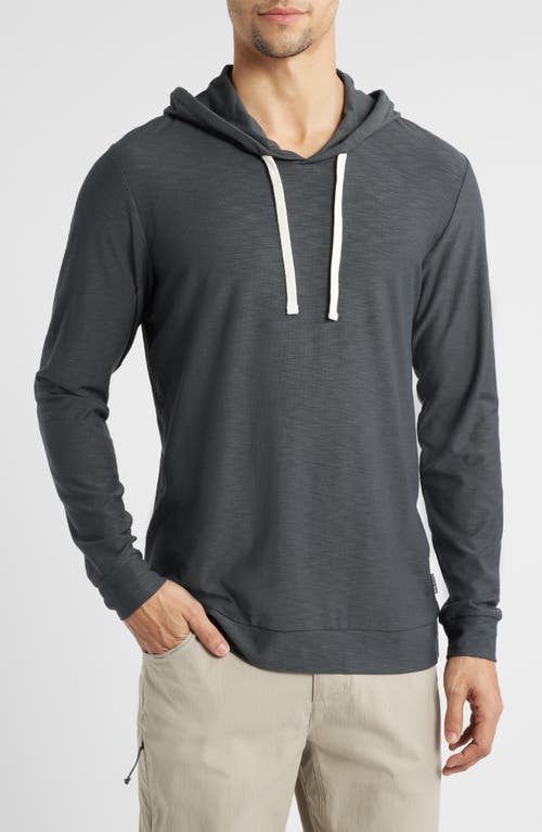 Free Fly Slub Performance Hoodie In Blue