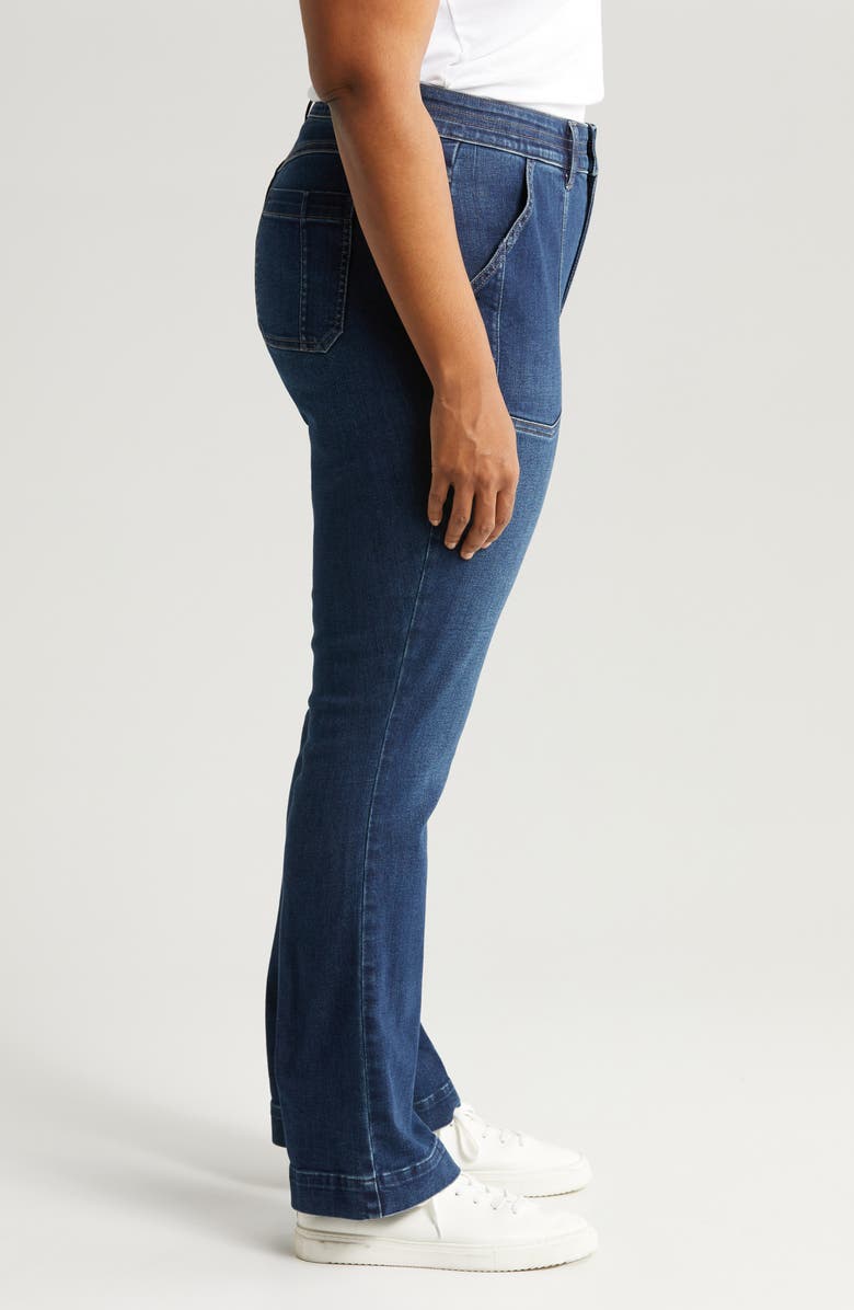 Wit & Wisdom 'Ab'Solution High Waist Bootcut Jeans, Alternate, color, Indigo