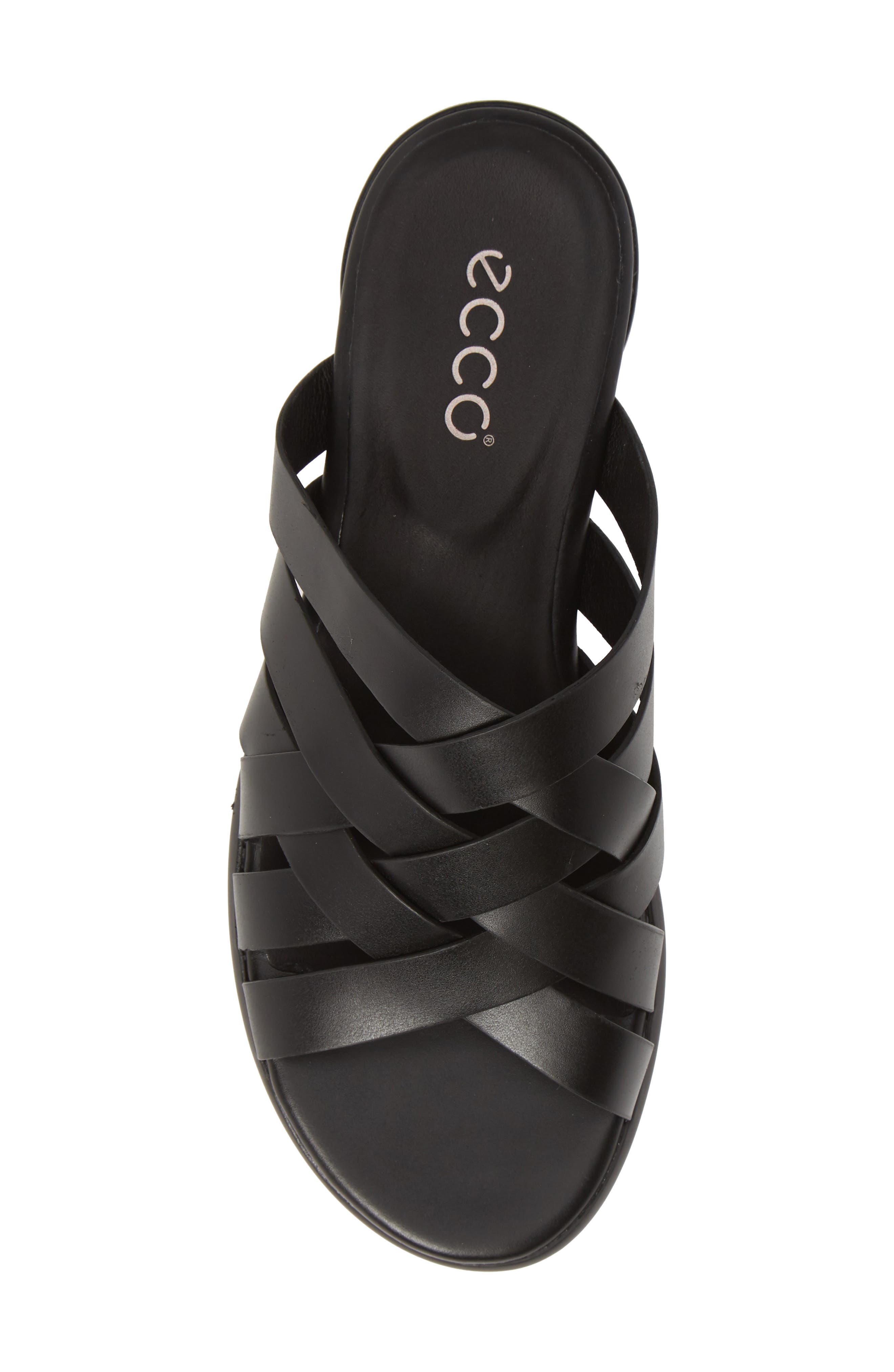 ECCO Strappy Slide Sandal, Alternate, color, 