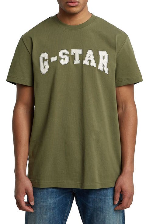 Felt Logo Organic Cotton Graphic T-Shirt