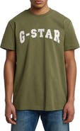 G-STAR Felt Logo Organic Cotton Graphic T-Shirt