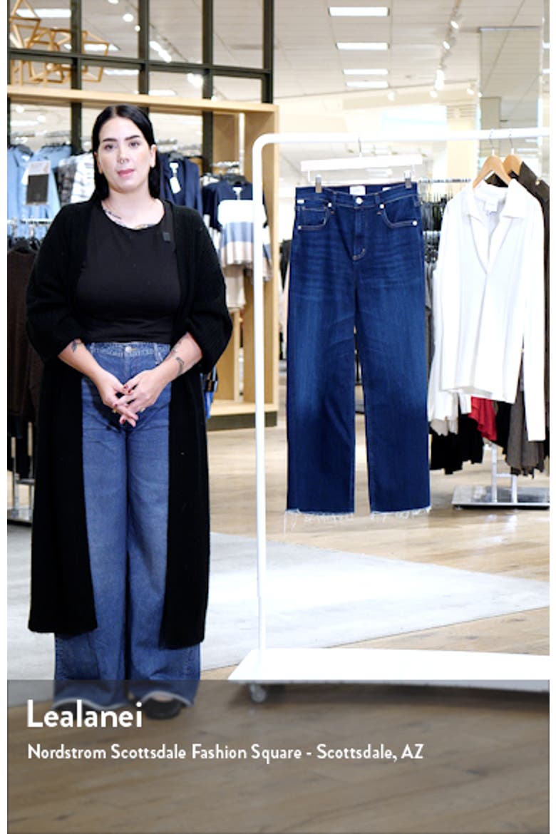 Lyra High Waist Ankle Wide Leg Jeans video