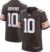 Nike Men's Nike Quinshon Judkins Brown Cleveland Browns 2025 NFL Draft Game Jersey