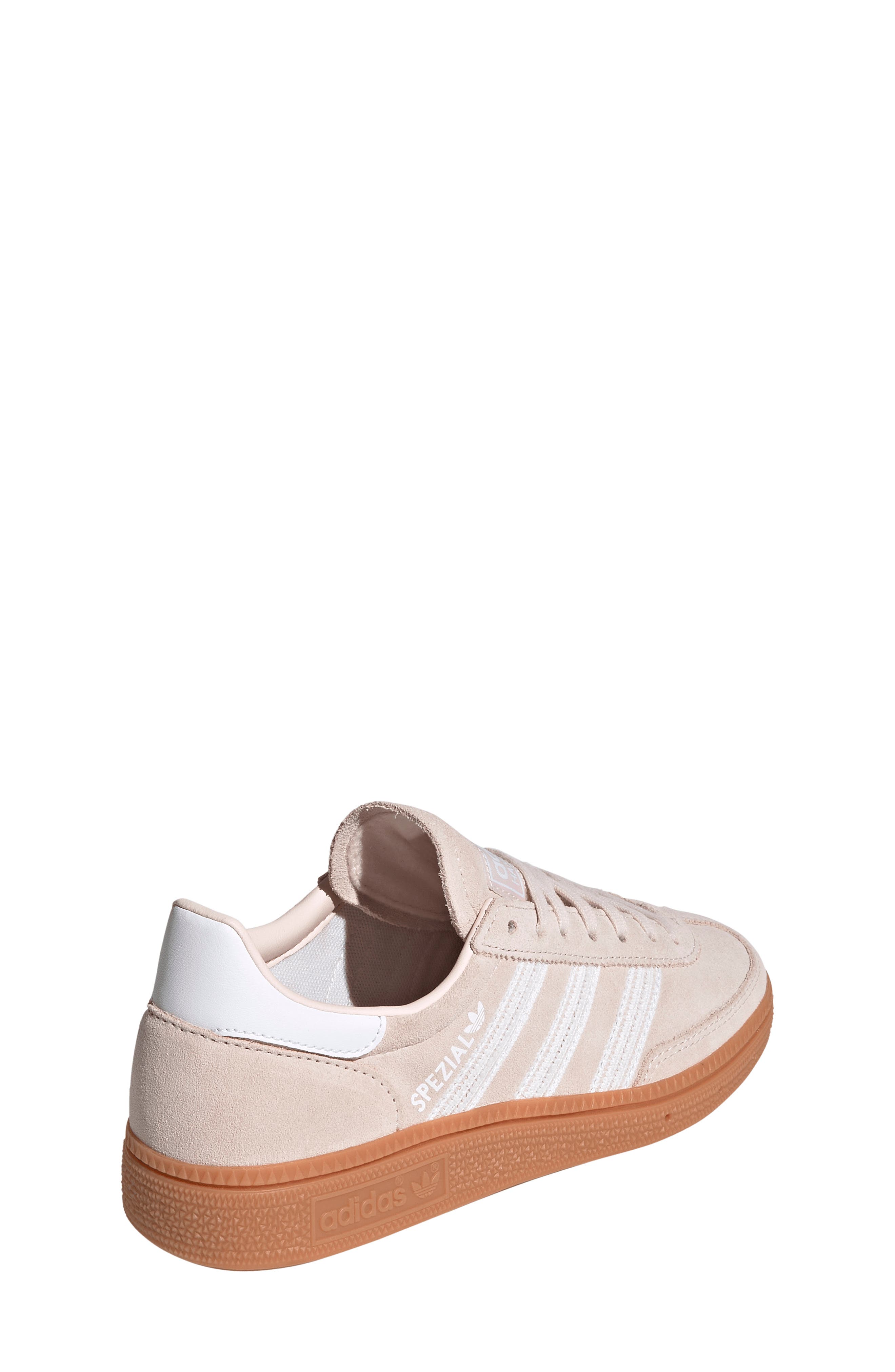 Kids' Handball Spezial Leather Sneaker, Alternate, color, WONDER QUARTZ/ WHITE/ GUM