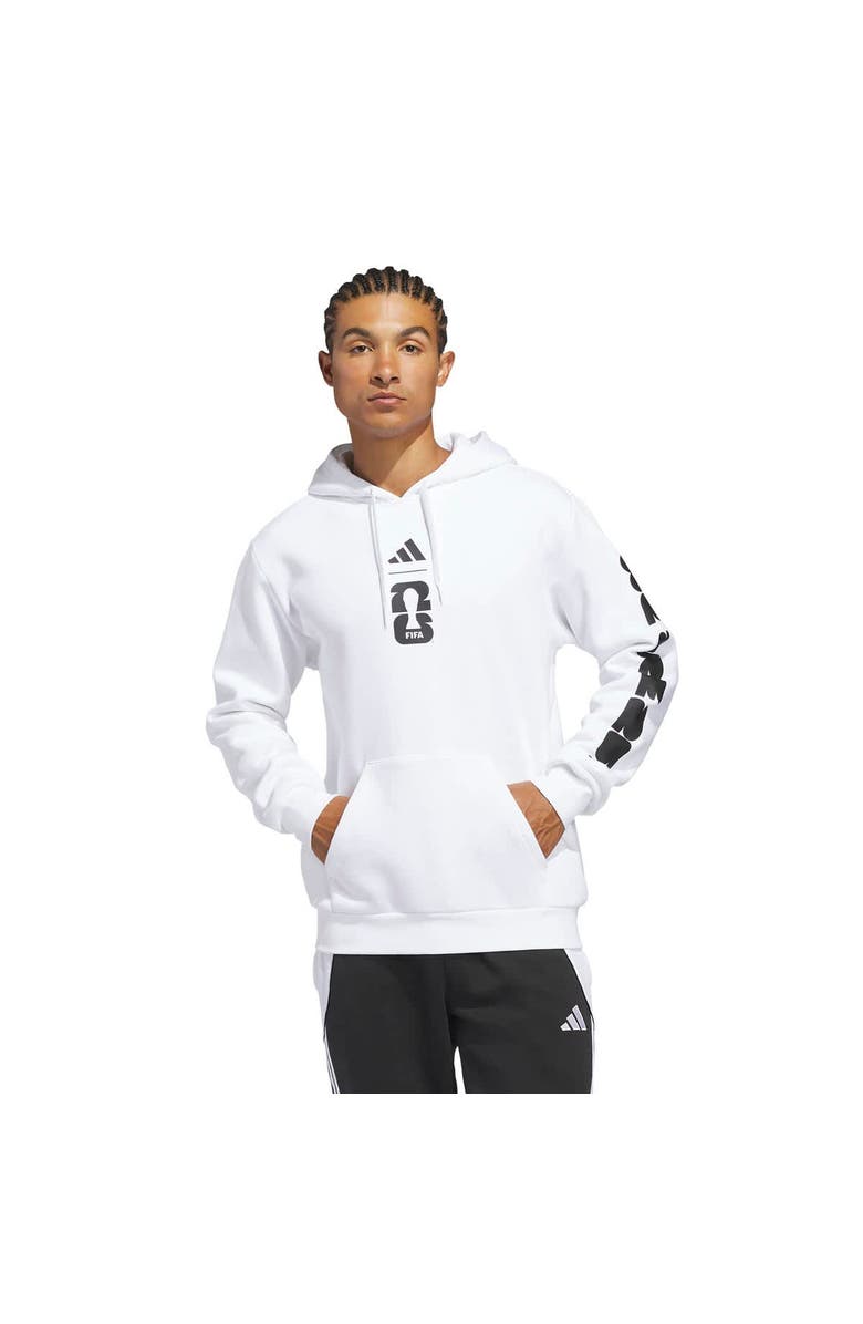 adidas Men's adidas White 2026 FIFA World Cup Official Graphic Hoodie, Main, color, White