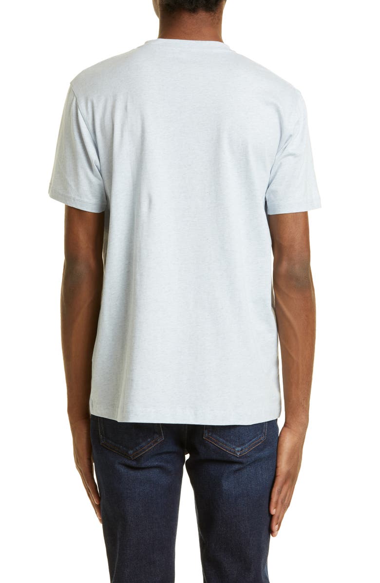 Sunspel Crewneck T-Shirt, Alternate, color, Pastel Blue Melange