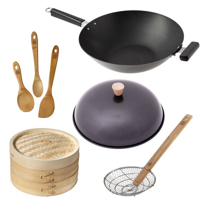 selected Bamboo/Carbon Steel