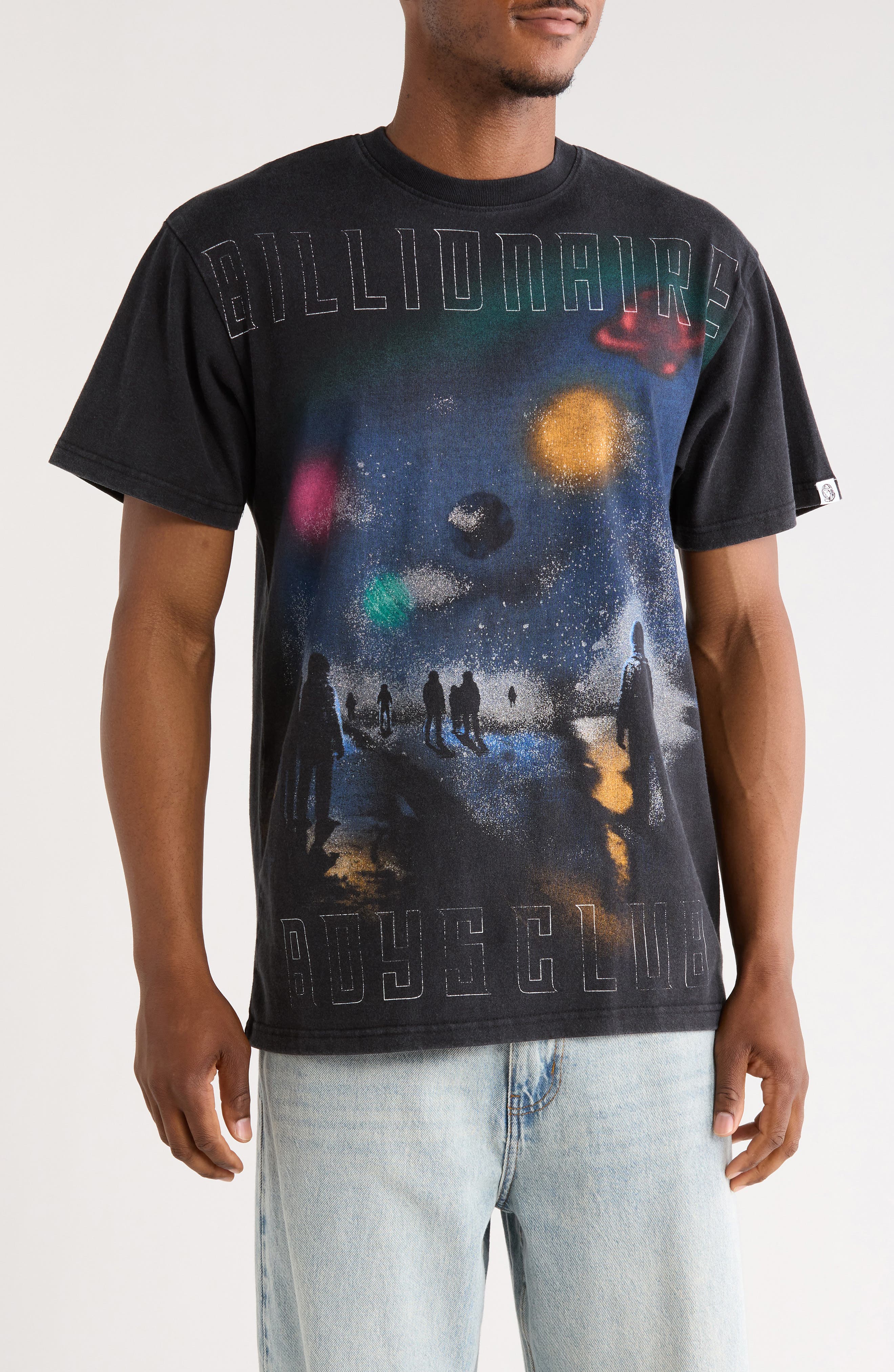 Billionaire Boys Club BB Mist Oversize Cotton Graphic T-Shirt
