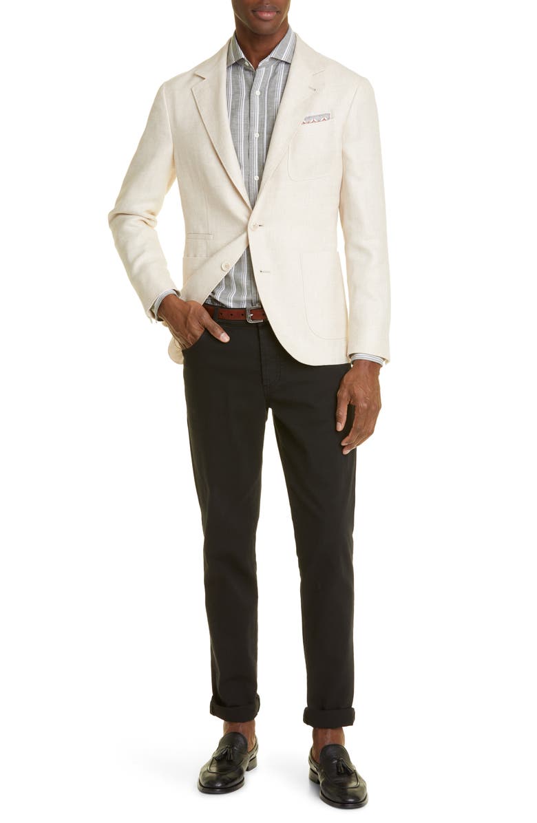 Brunello Cucinelli Stretch Denim Jeans, Alternate, color,