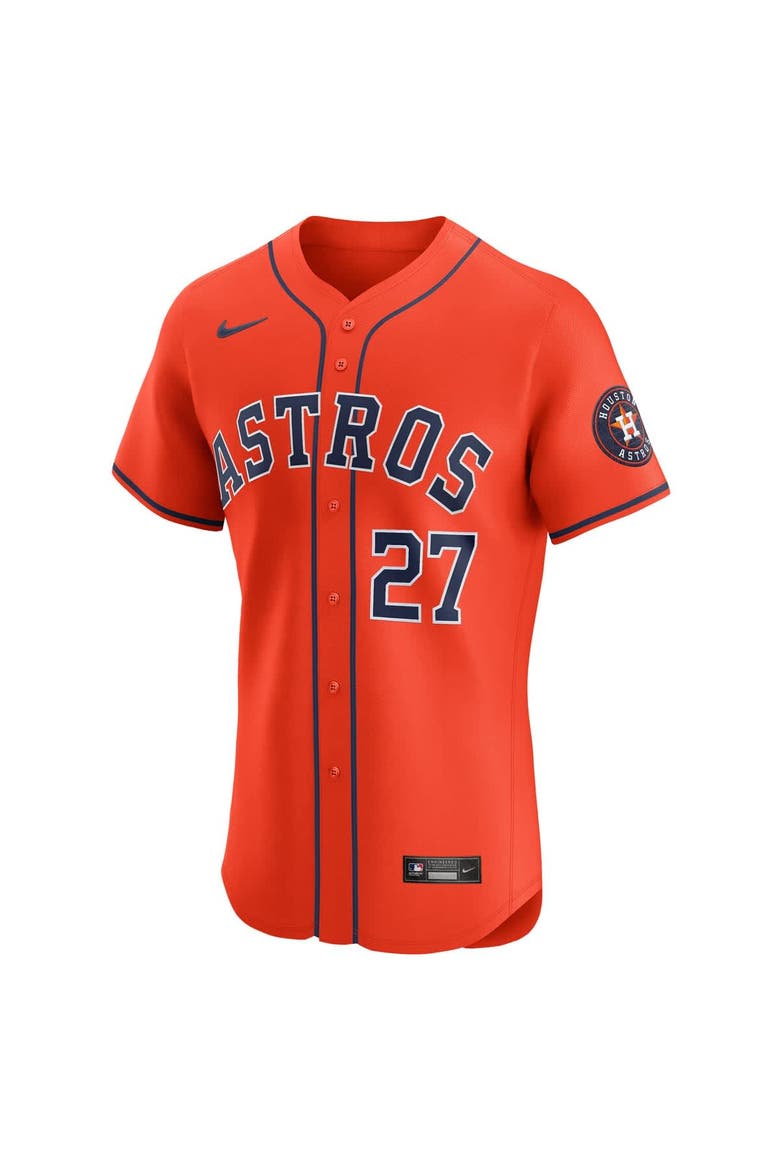 Men's Nike Jose Altuve Orange Houston Astros Alternate Elite Player Jersey, Alternate, color, Orange