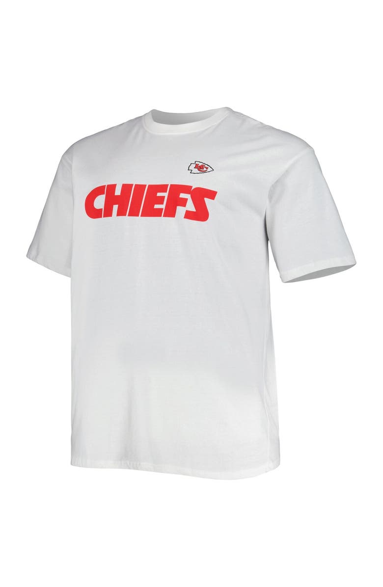 FANATICS Men's Fanatics Branded White Kansas City Chiefs Big & Tall Hometown Collection Hot Shot T-Shirt, Alternate, color,