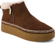 TOMS Percy Bootie with Faux Fur Trim