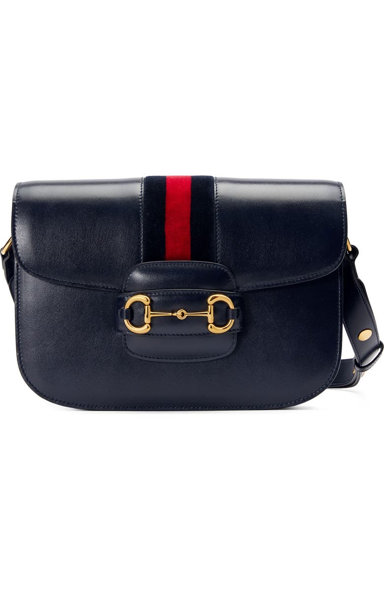 Gucci Small 1955 Horsebit Leather Shoulder Bag, Main, color,