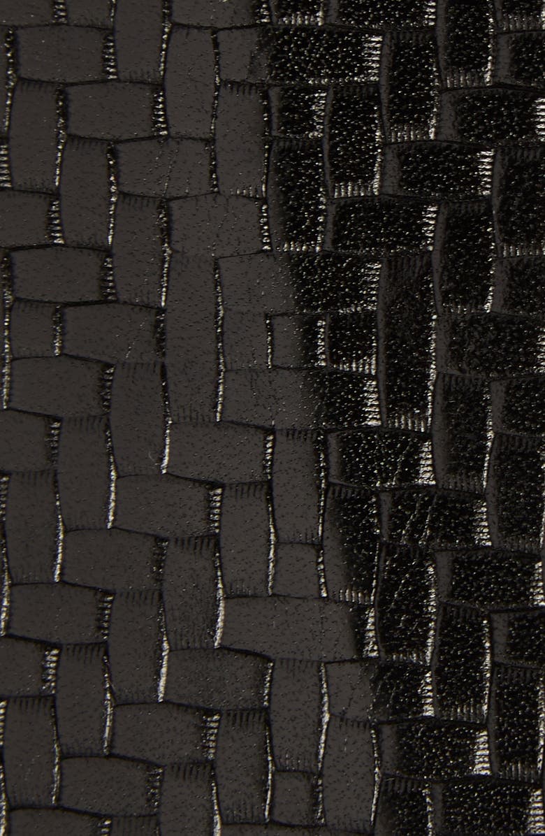 Max Mara Mxatrine Leather Belt, Alternate, color, Black