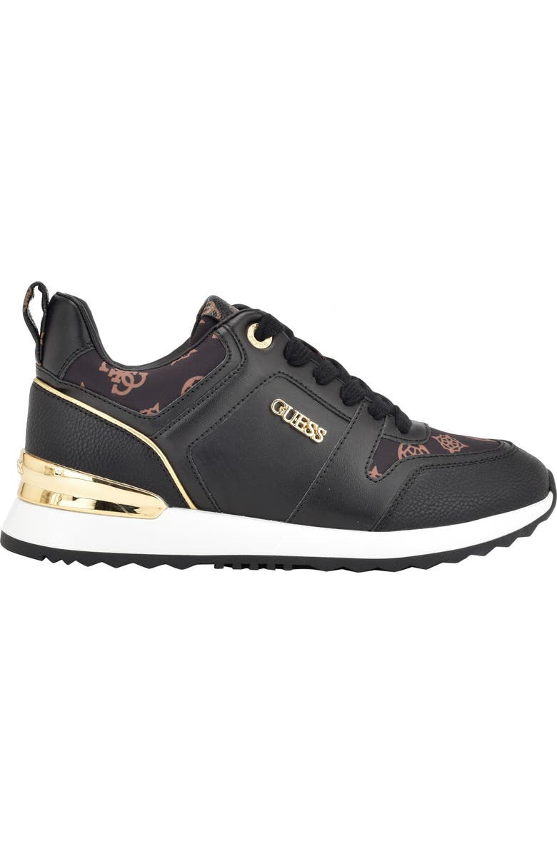 GUESS Kadlin Sneaker, Alternate, color, Black