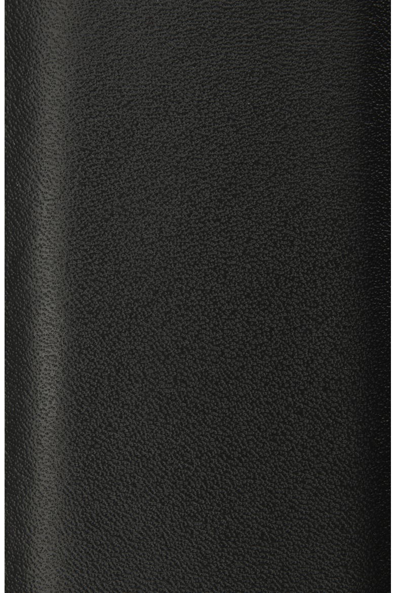 Gomero Leather Belt, Alternate, color, BLACK/ SILVER