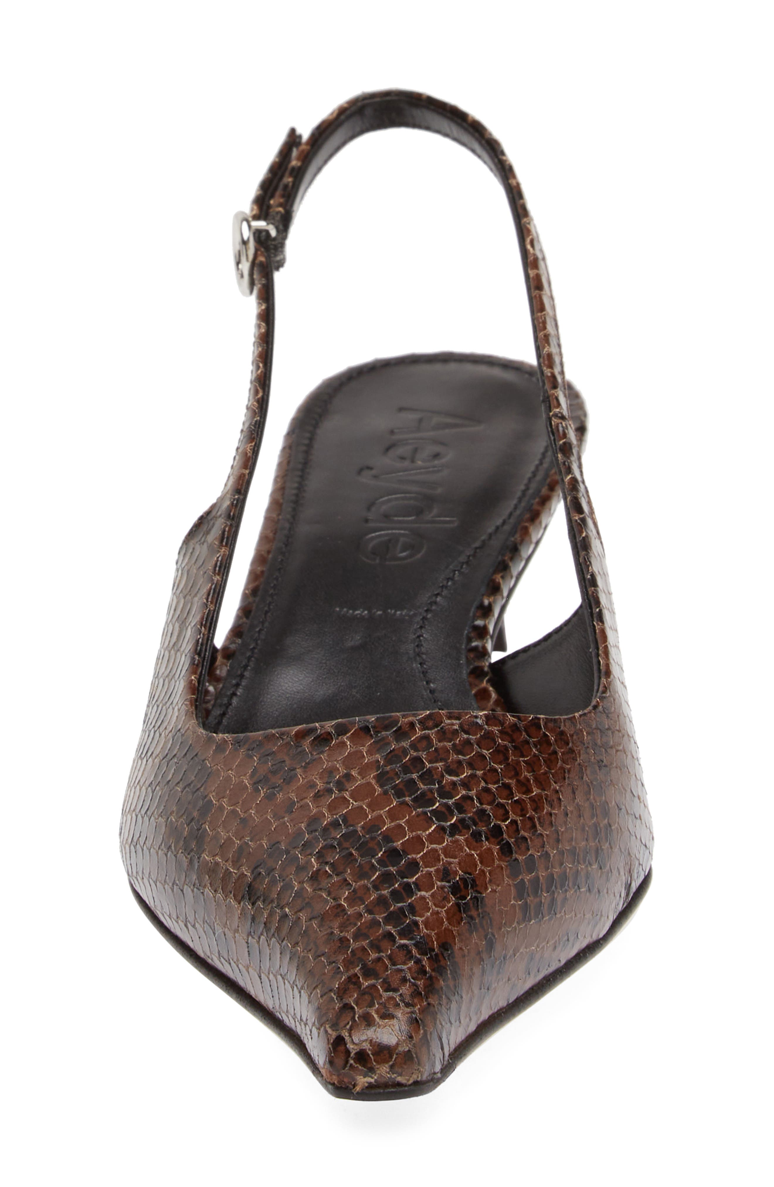 aeyde Catrina Pointed Toe Pump, Alternate, color, Moka