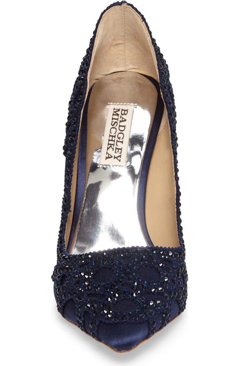 Badgley Mischka Collection Rouge Pointed Toe Pump, Alternate, color,