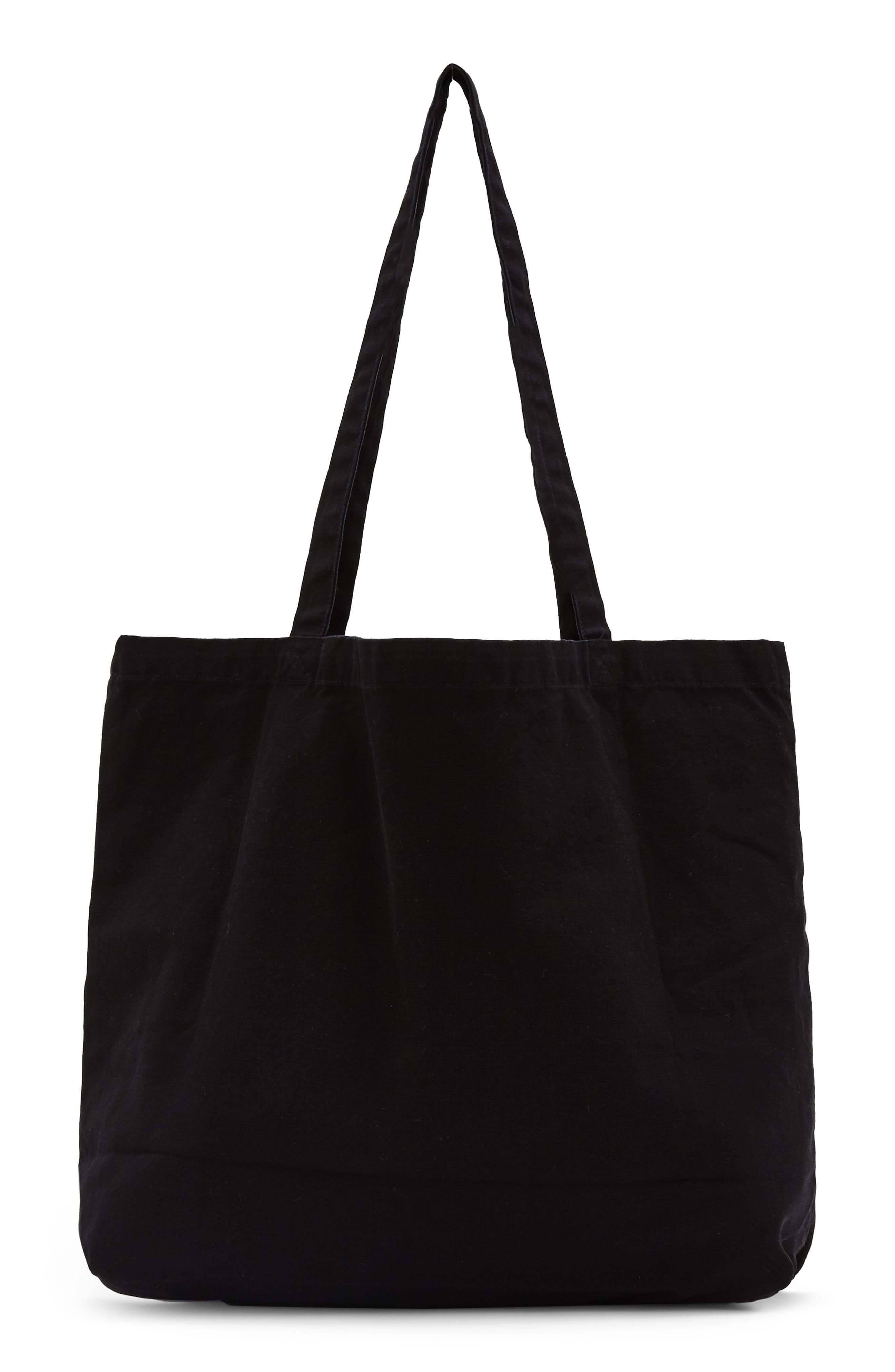 AllSaints Smudger Cotton Tote, Alternate, color, 