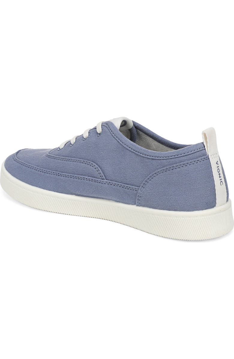 Vionic Cobalt Lace-Up Sneaker, Alternate, color, Dark Denim Canvas