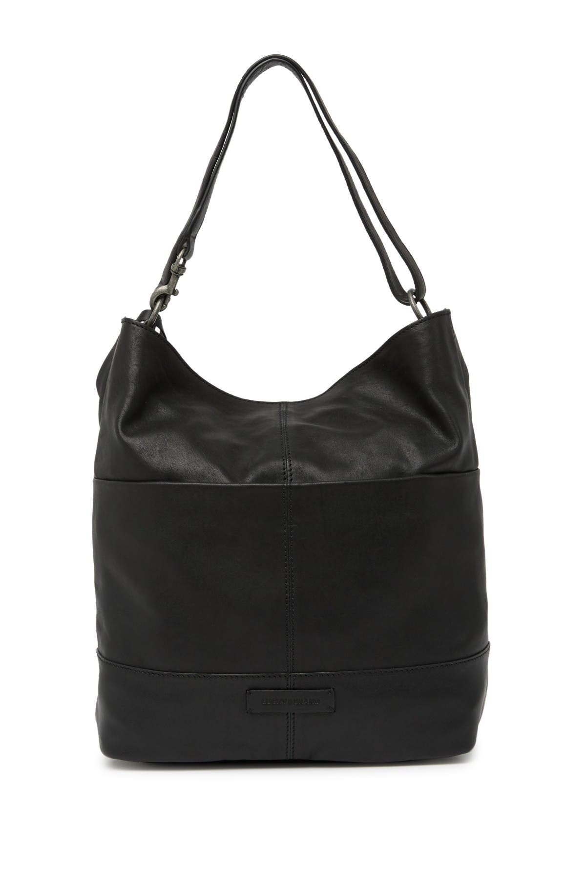 Lucky Brand Lina Leather Bucket Shoulder Bag, Alternate, color, 