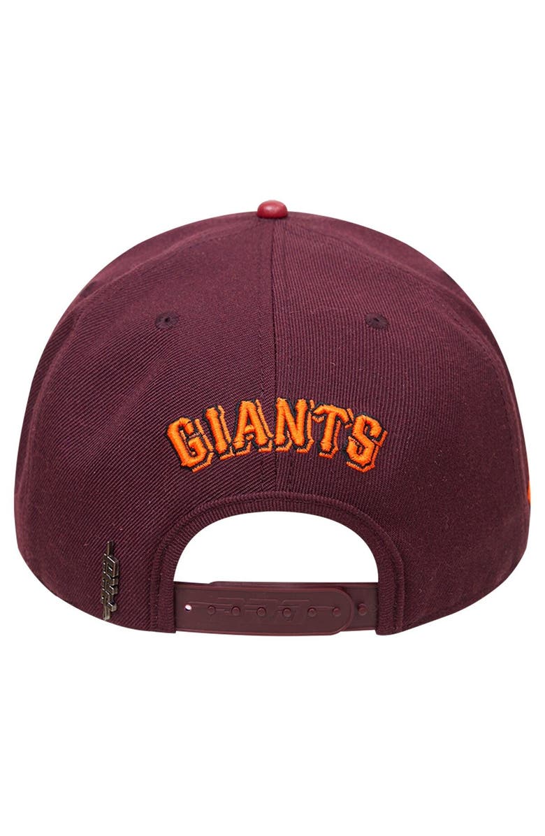PRO STANDARD Men's Pro Standard Burgundy San Francisco Giants Wine Snapback Hat, Alternate, color, Burgundy
